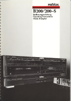 Revox B-200-S-Owners-Manual 